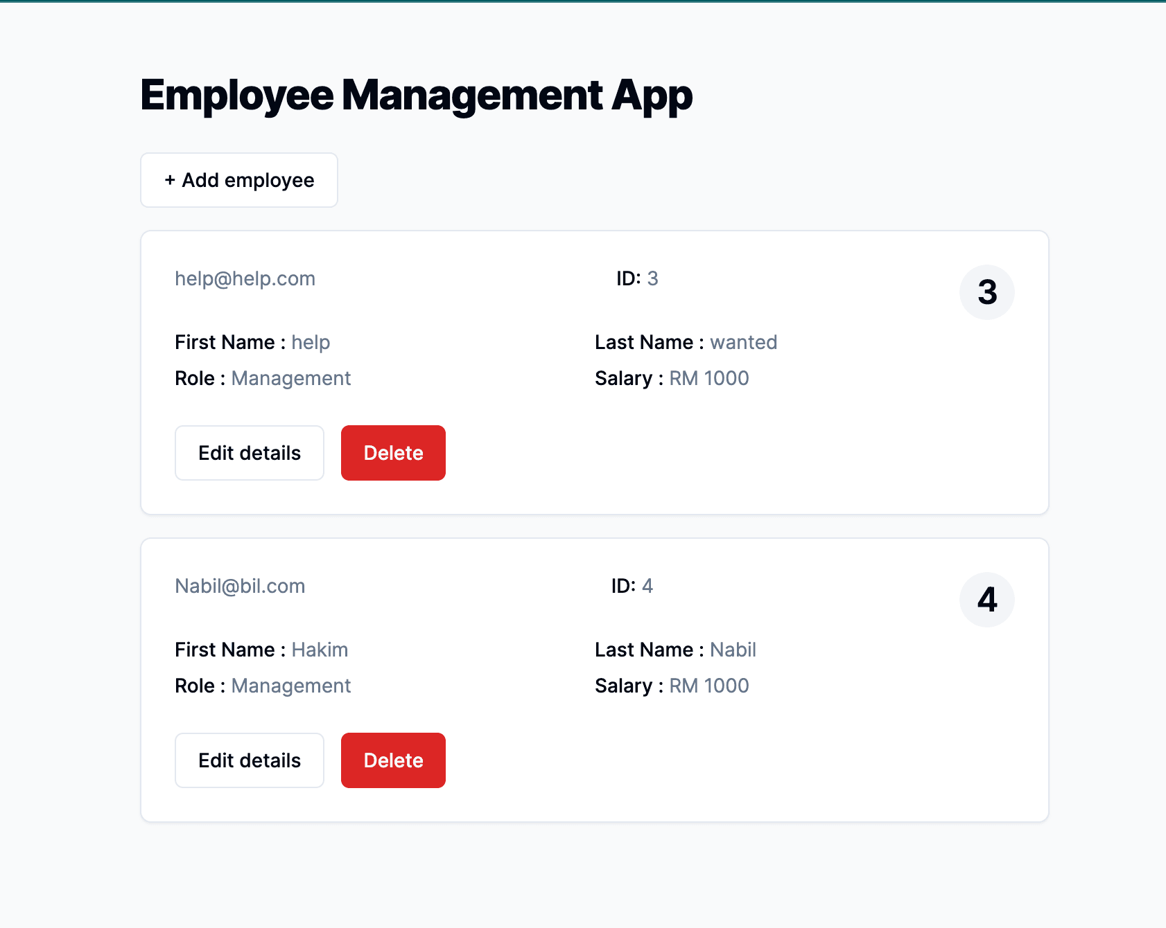 Employee Management App